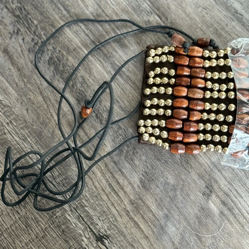 New in bag beaded belt from India